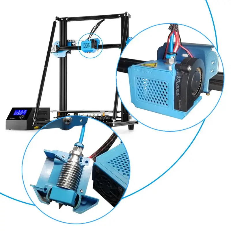 

Printer Parts 24V Assembled Extruder Hot End Kit for Creality 3D CR10-V2 Printer K3KB