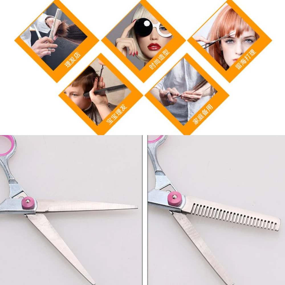 

Barber Big Cutting Scissors 6.0 Inch New Professional Hairdressers Hair Scissors Japan Thinning Shears Hair Clipper Styling Tool