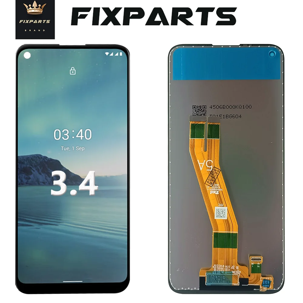 

6,39 "для Nokia 5.4 ЖК-дисплей сенсорный экран дигитайзер сборка Замена TA-1288 1285 1283 для Nokia 3.4 ЖК-экран