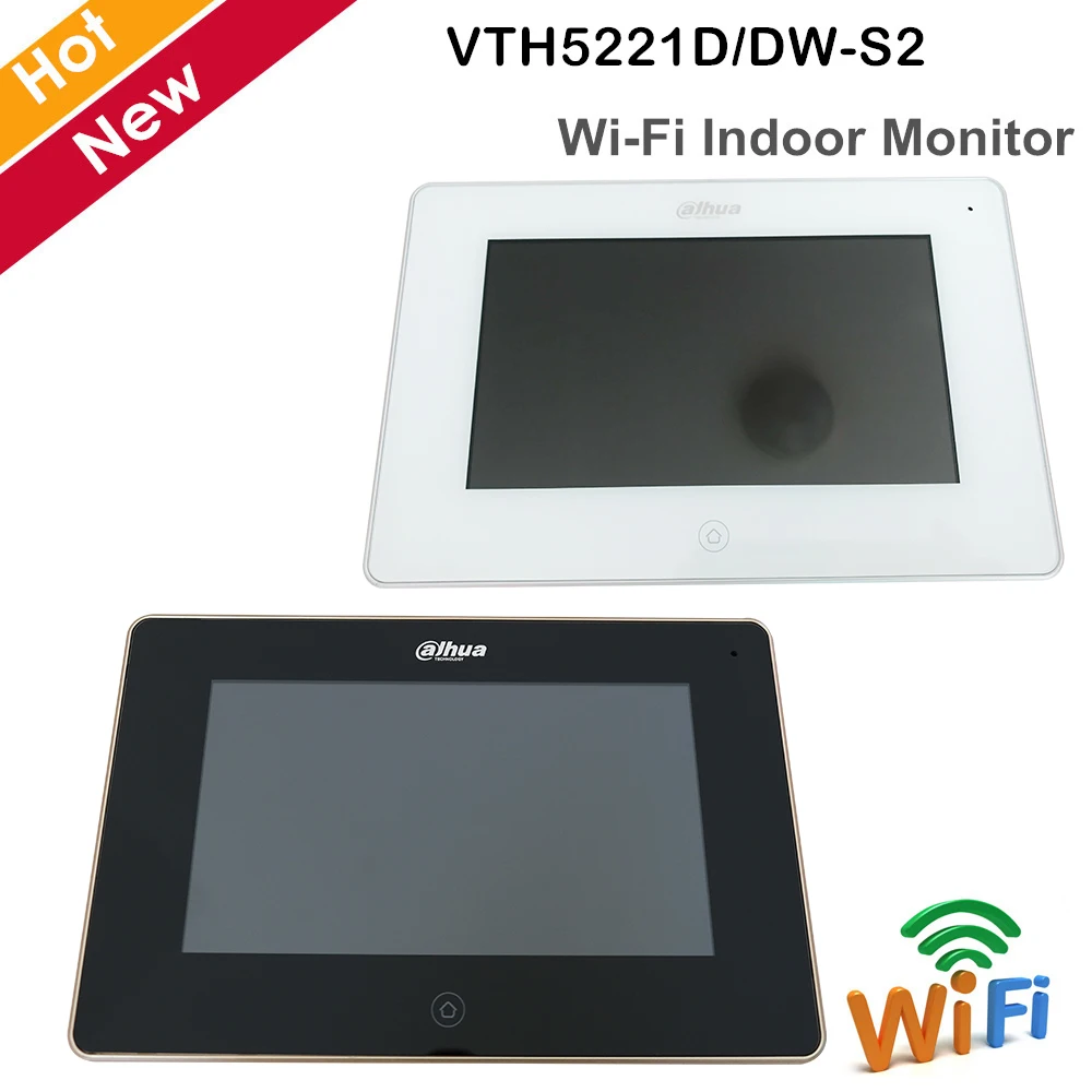Сетевой видеорегистратор Dahua видео домофон Wi-Fi Крытый монитор 7 &quotTFT сенсорный