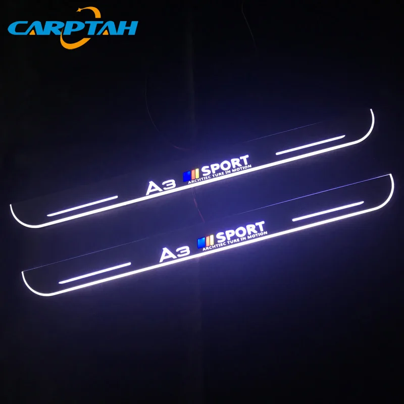 CARPTAH отделкой педаль автомобиля внешние Запчасти светодиодный порога Накладка