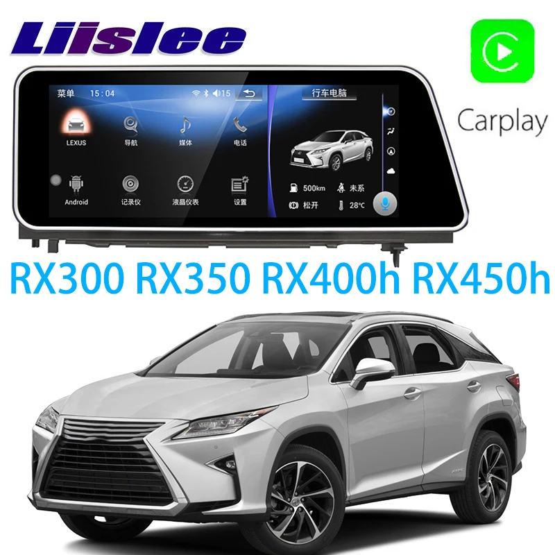 

LiisLee Car Multimedia GPS Audio Radio Stereo 12.3 For Lexus RX RX300 RX350 RX400h RX450h 2016~2020 Add CarPlay Navigation NAVI