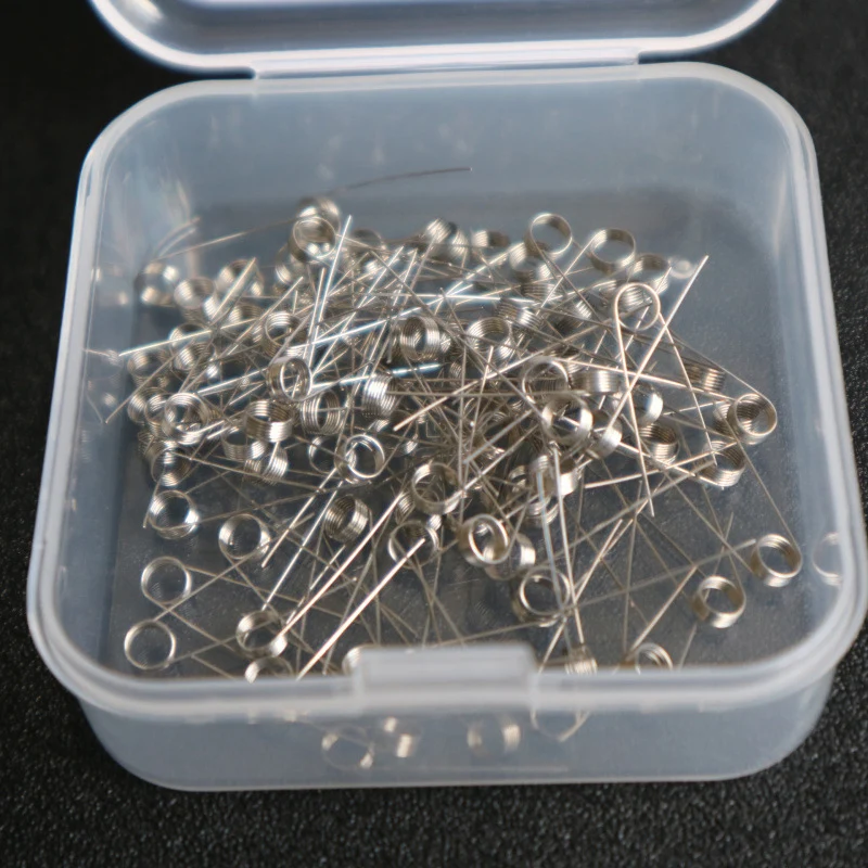 100 шт Ni80 скрученные плавленые спирали для улья Клэптона готовые намотки Alien Mix Quad