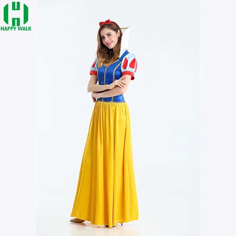 New Long dress Queen Costume For Women Fairy Cartoon Tale Princess Dress Halloween Cosplay costume Female Adult |