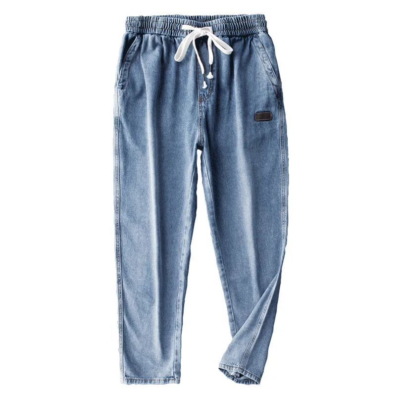 

Luren Loose Autumn and Winter Official Jeans Men's Fashion Brand Harem Pant All-match Work Men's Trousers