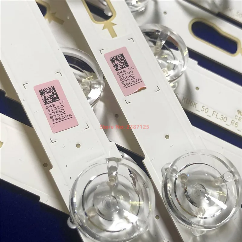LED strip 6+7 Lamp For Sam Sung UN50KU6300 50'' TV LM41-00253A E88441 BN96-39657A BN96-39658A UE50KU6000 S_KU6K_50_FL30_L7/R6 | Лампы и