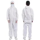 Защитная одежда, одноразовая Пылезащитная, водостойкая, маслостойкая рабочая одежда, одежда, блестящая картина, украшение одежды, комбинезон