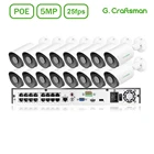 Система видеонаблюдения Sony IMAX415 H.265 16 каналов, комплект с POE IP-камерами 20 кадров в секунду, 4K, 16 каналов, NVR, аудиосистема G.Craftsman