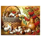 Алмазная живопись Алмазная вышивка растения стразы набор грибов ручной работы Рукоделие Вышивка крестиком