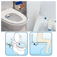 bathroom toilet fresh water spray toilet cleaning seat kit accessory smart change pressure comfortable toilet seat bidet set