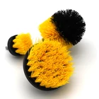 3 шт. Электрический поломоечных щеток сверла набор кистей Пластик круглая Чистящая Щетка для ковра Стекло автомобильные шины нейлоновых кисти 23.54''