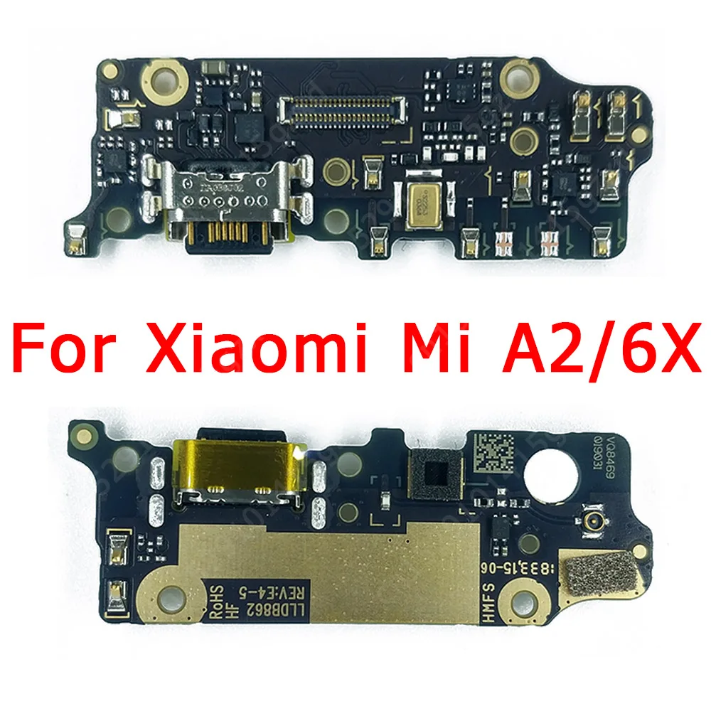 

Оригинальная зарядная плата для Xiaomi Mi A2 6X, USB-разъем, разъем для док-станции, гибкий кабель, запасные части, порт для зарядки для Mi 6X A2