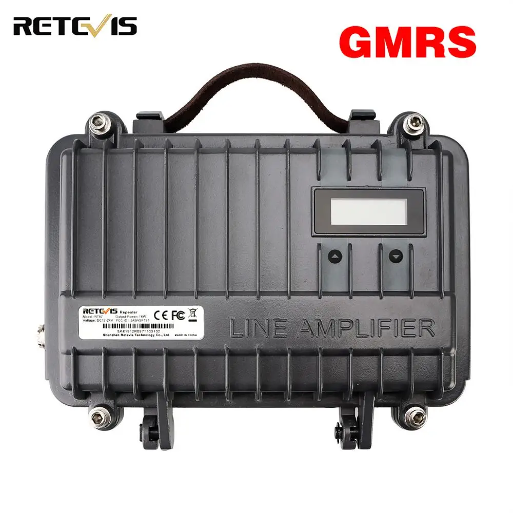 Полный дуплексный аналоговый Мини репитер GMRS RETEVIS RT97 двухсторонний 10 Вт 462 467 МГц