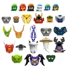 Минифигурки Ninjago, кукла-конструктор, экшн-фигурки, голова из фильма, детские развивающие игрушки, подарок для мальчиков
