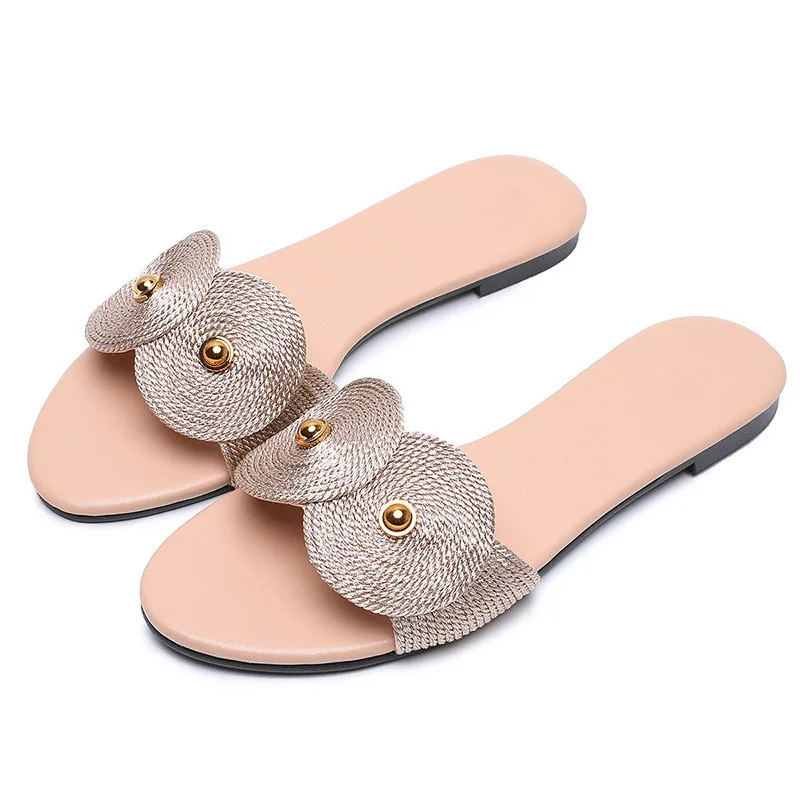 

Shoes Slippers Soft Luxury Slides Comfort Flat Designer PU Fashion Rubber Casual Rome Basic Scandals Fabric Leisure Shoes Slippe