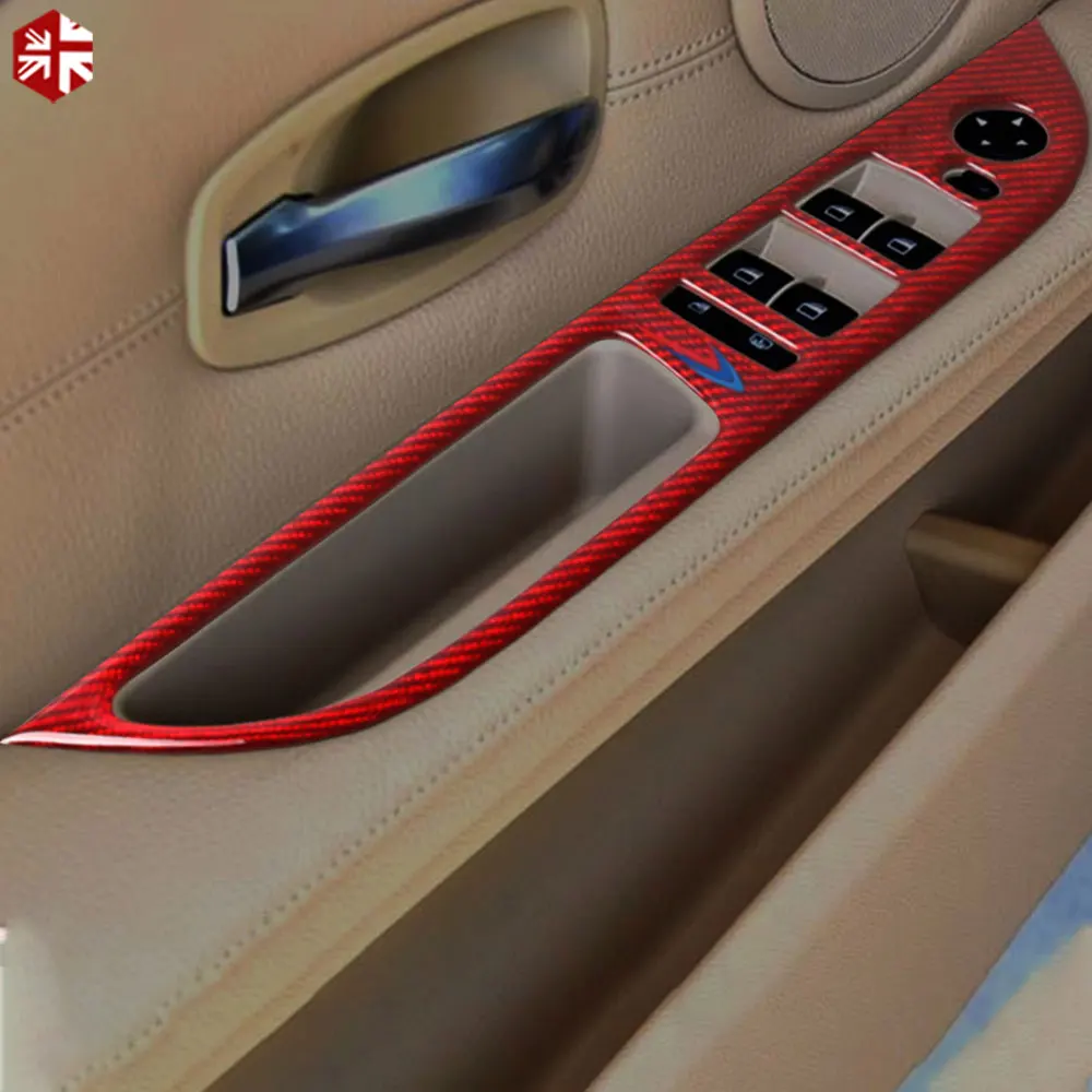 

Рамка стеклоподъемника из углеродного волокна, без складывания, отделка для BMW E60 5 серии 2005-2010
