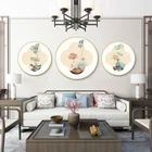 Древняя китайская Лотос Цветок Птица декоративное искусство холст настенная живопись плакаты картины Печать Гостиная домашнее офисное украшение