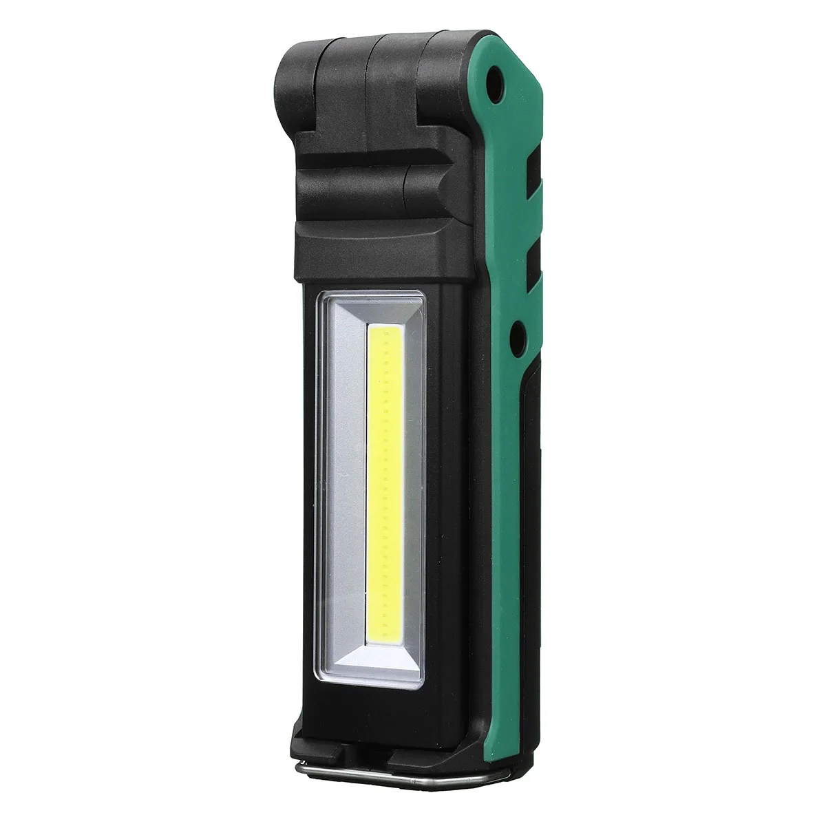 Dimmable cob светодиодный рабочий свет USB перезаряжаемая проверка фонаря лампа с магнитным и крюком power Bank 2000mAh 18650 батарея - Испускаемый цвет: Green