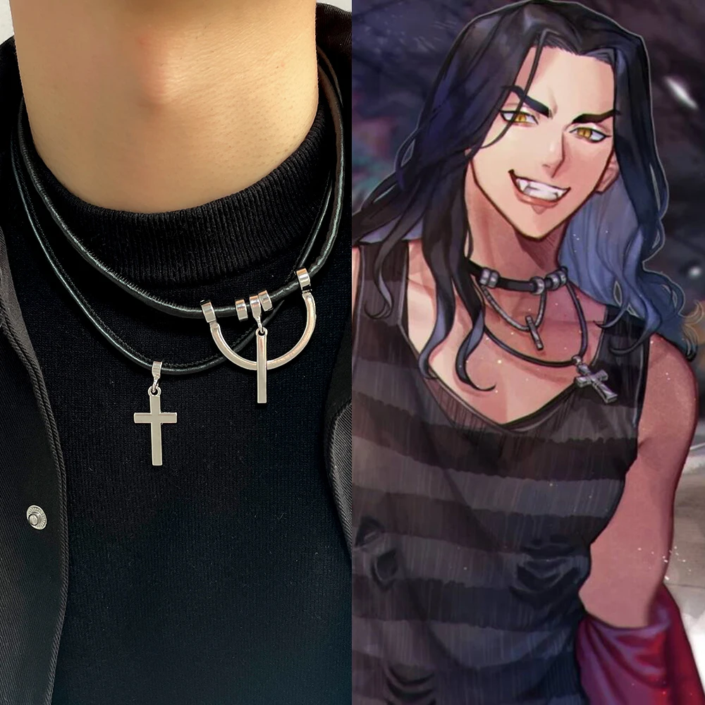 Многослойное кожаное ожерелье с подвеской-крестом для мужчин и женщин - купить по