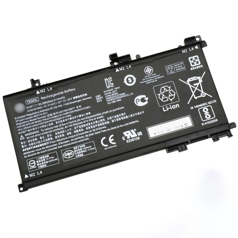 

Замена UGB TE04XL 15,4 V Аккумулятор для ноутбука HP HSTNN-UB7A TPN-Q173 AX020TX 15-AX033TX ноутбук