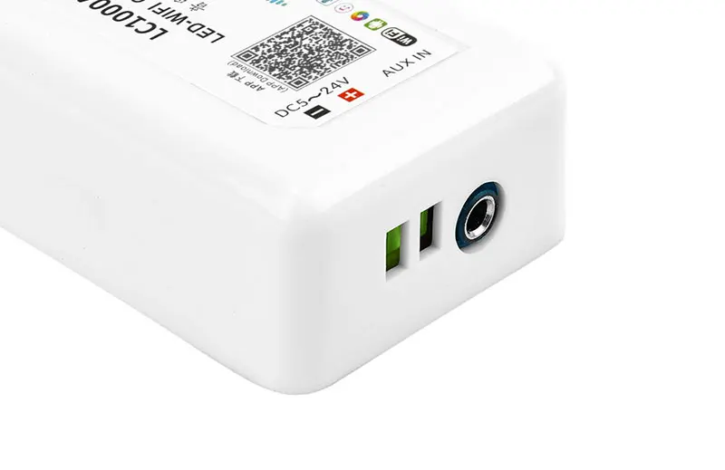 LC2000A/B Wi-Fi музыкальный SPI контроль светодиодный цифровой пиксельный светильник, светодиодный контроллер экрана 1024-2048 пикселей, со встроенным микрофоном