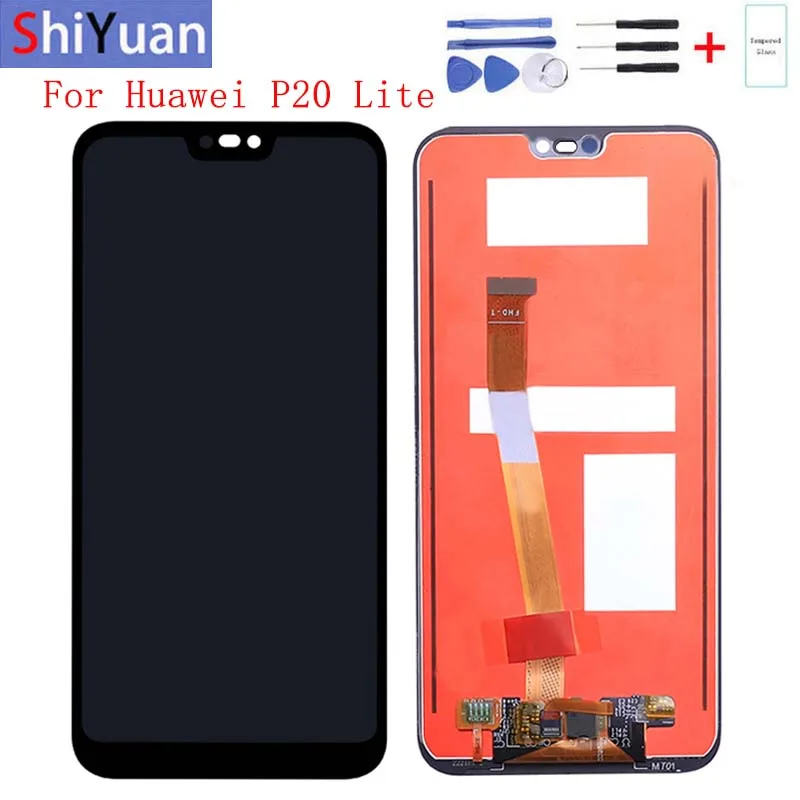 Оригинальный экран для Huawei P20 lite ЖК дисплей сенсорный дигитайзер в сборе Замена