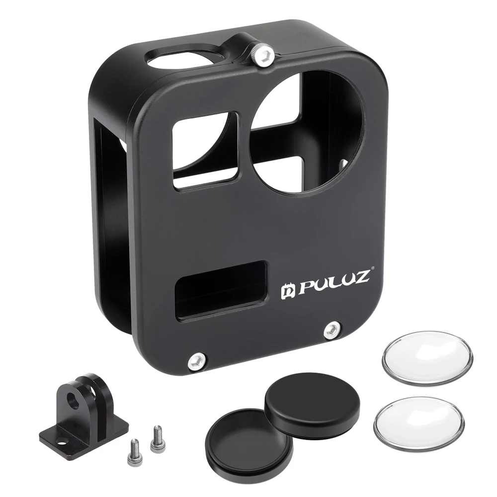 

GoproMax Housing Case Cover CNC Aluminum Alloy Protective Protection Cage &Lens Cap For Go Pro Max Action Camera