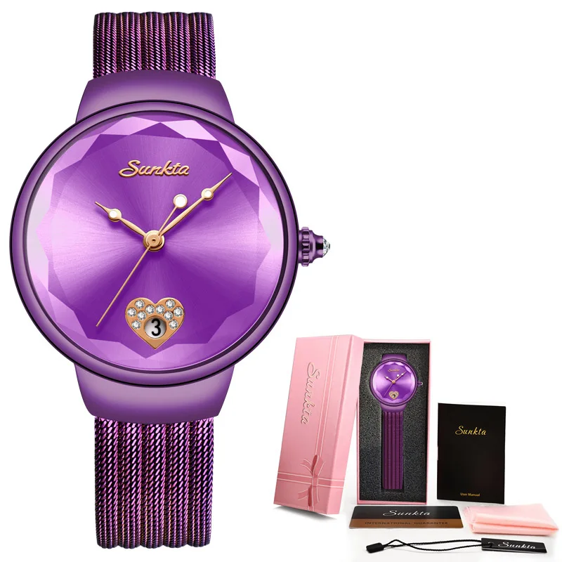 purple LIGE Брендовые женские часы автоматические механические часы Tourbillon спортивные часы кожаные повседневные водонепроницаемые наручные часы Relojes Mujer+ коробка - Цвет: purple
