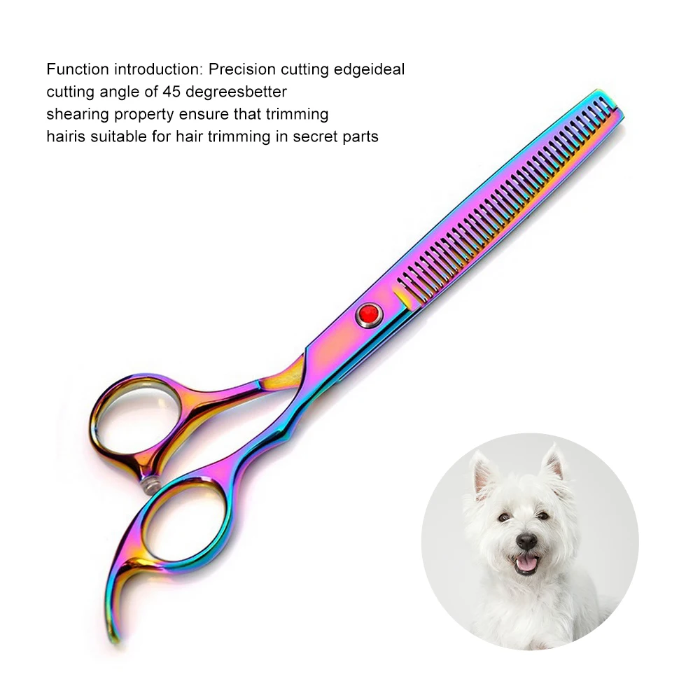 7 дюймов Парикмахерская резка стайлер для укладки волос ножницы из нержавеющей