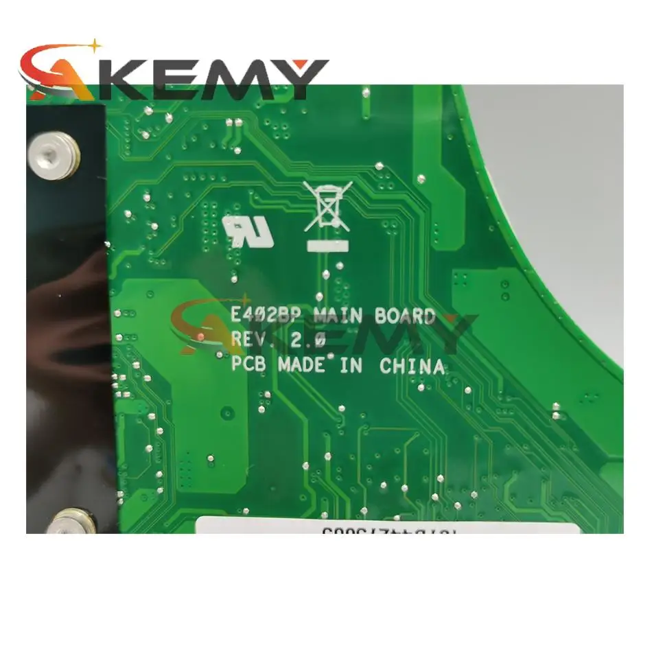 Материнская плата Akemy E402BA UMA для ASUS E402B E402BP материнская ноутбука системная 100% тест