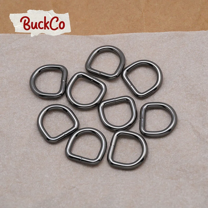 15 мм черный пистолет (металлическая пряжка + Регулируемая D-образное кольцо