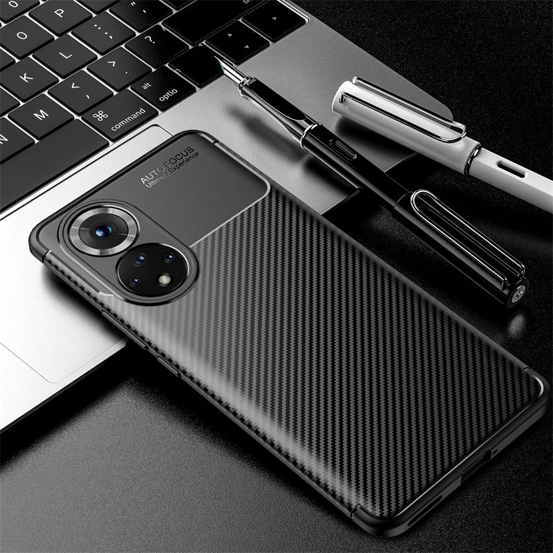 

Задняя крышка из углеродного волокна Patten для Honor 50 Honer Honor 50 Pro 50 Se Lite светильник 50se 50pro, чехол, Мягкий бампер из ТПУ, противоударный чехол