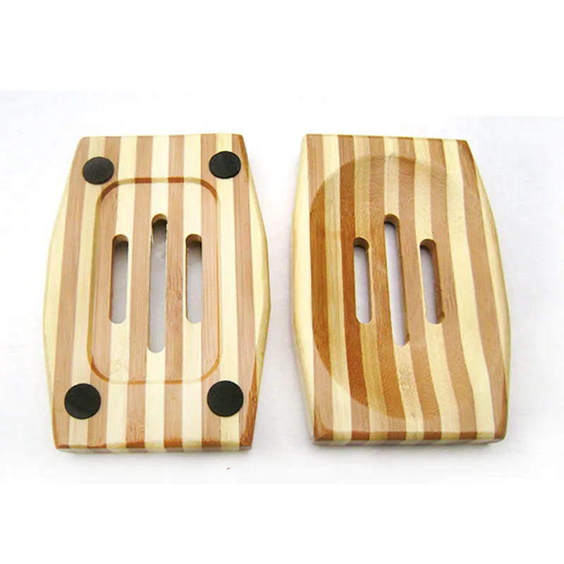 1 шт. Высококачественная бамбуковая мыльница натуральное деревянное мыло поднос