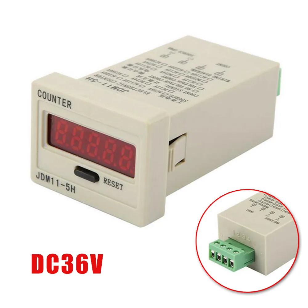 

JDM11-5H 5 Digit Electronic Accumulating Counter Accumulate Voltage Count Multimeter High-speed Counter