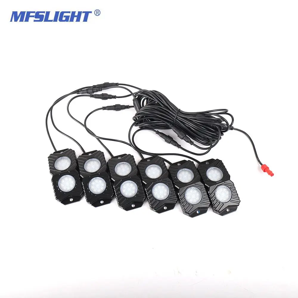 Украшение с 6 двойными подставками RGB светодиодный автомобильные светильники