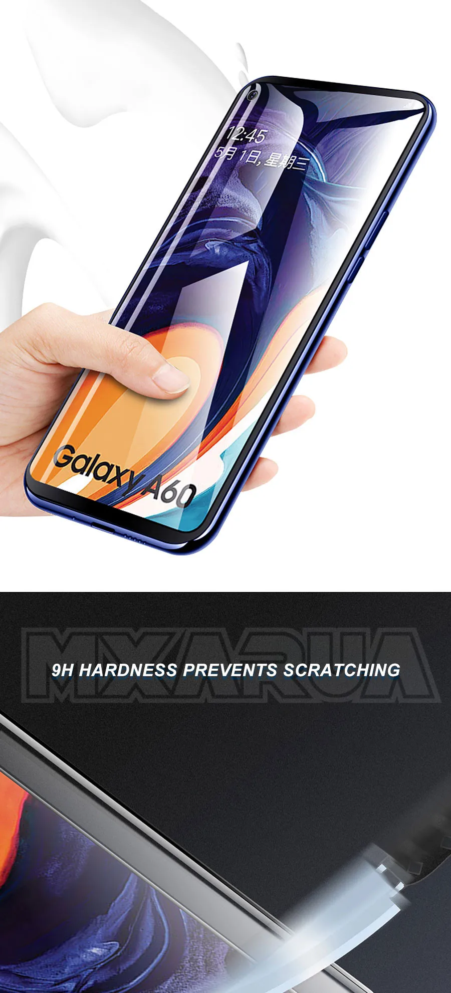 9D закаленное Стекло для samsung Galaxy A10 A20 A30 A40 A50 A60 A20E A40S Экран протектор samsung A70 A80 A90 Стекло M20 M30 M40