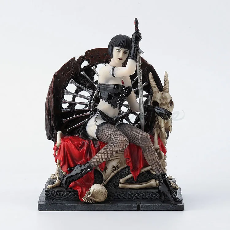 

Willoni Creative Decoration Mysterious Girl Sitting Posture Birthday Gift Home Decoration Desktop Export Boom