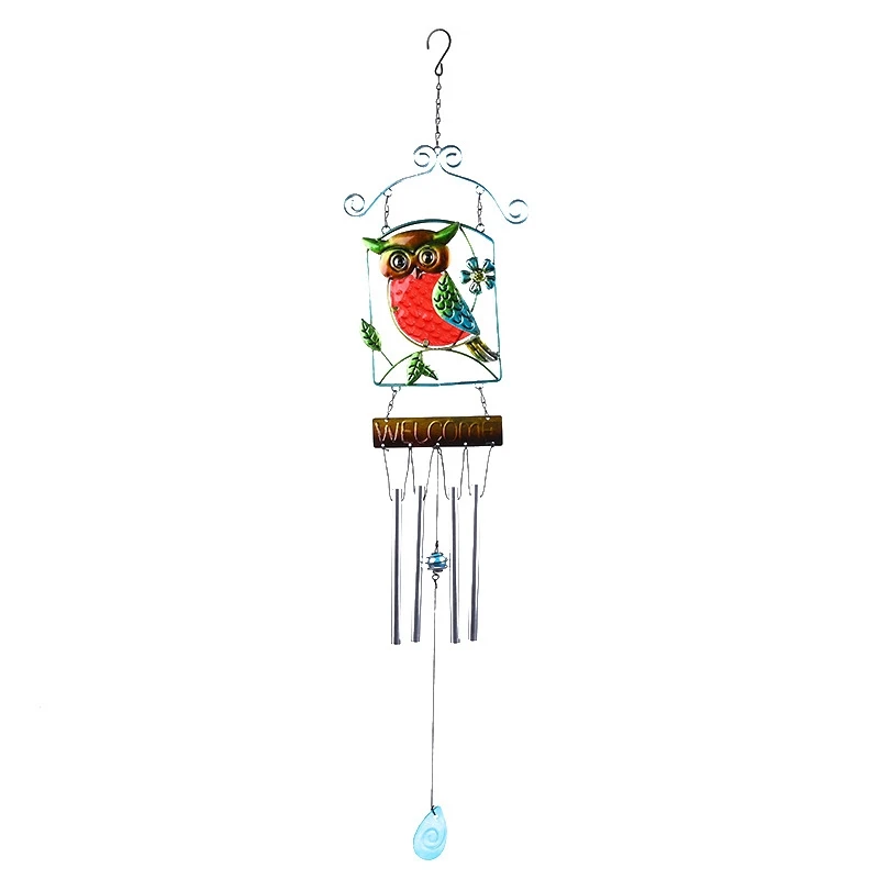

Metal Owl Hanging Wind Chimes Bell for Garden, Outdoor, Patio, Yard and Porch DeCor