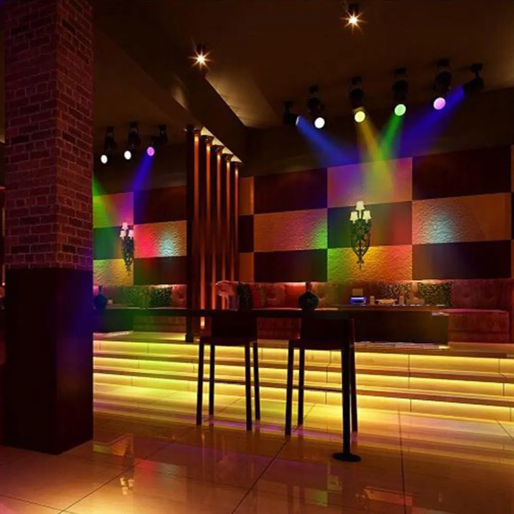 Сценический Светодиодный прожектор RGB/синий/красный/белый/зеленый/желтый 2 шт. 3