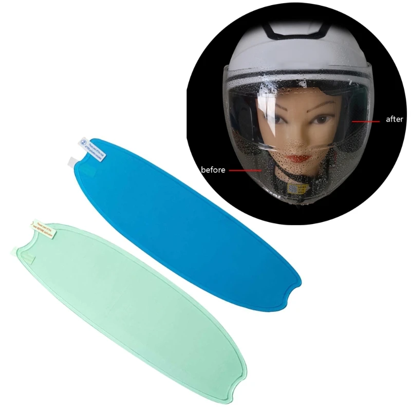 

Helmet Clear Anti-Rain Anti-Fog Patch Film Universal Lens Film For Motorcycle XXFF