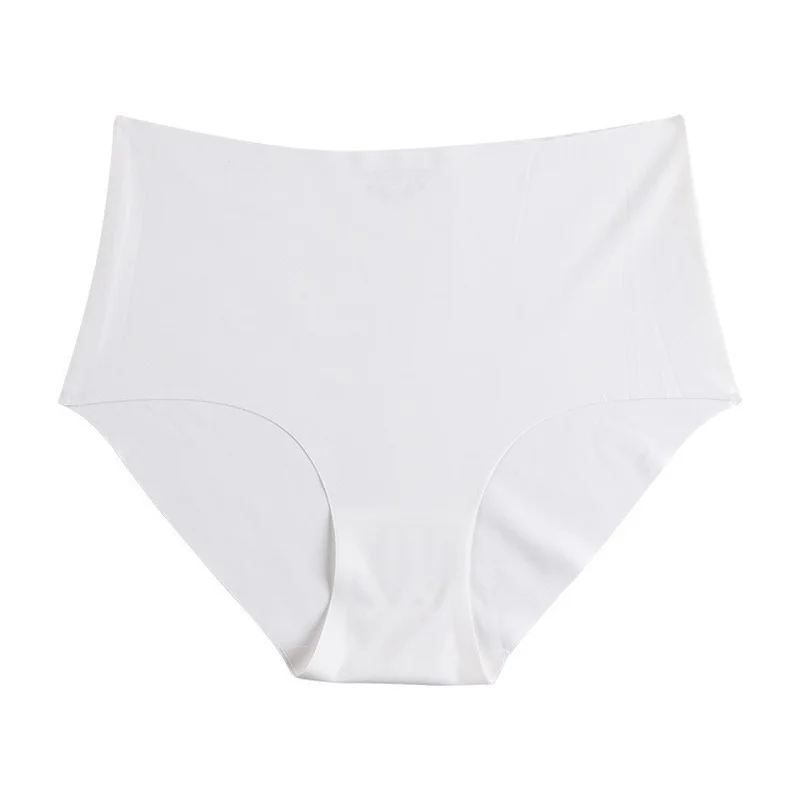 

European and American Seamless One Piece Ladies High Waist Underwear Nude Cotton Briefs Plus Size Womens Woman Underwear
