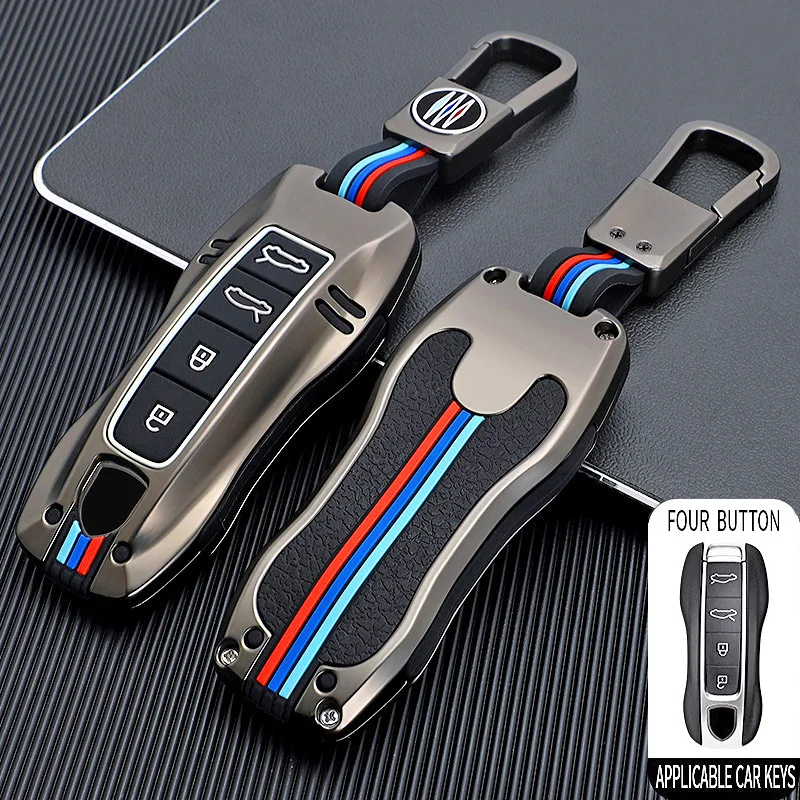 Car key case for porsche cayenne 958 911 lepin 996 macan panamera 997 944 924 987 987 gt3 cayman 987 auto holder shell cover
