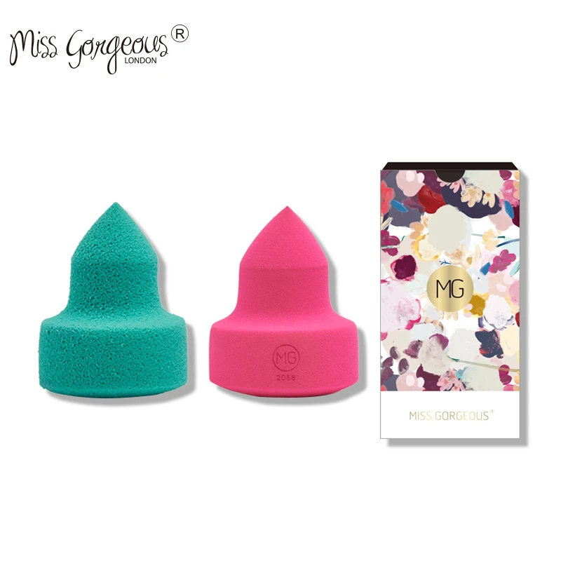 Бренд Miss Gorgeous 2 шт. блендер спонжи для макияжа профессиональный косметический
