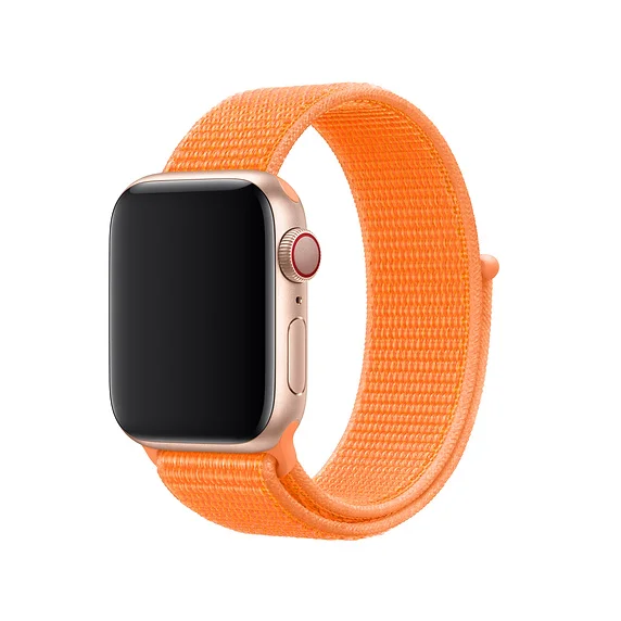 paraya Тканый нейлоновый ремешок для часов Apple Watch ремешок 40 мм 44 мм 38 мм 42 мм мягкая Спортивная петля для iWatch 5 4 3 2 1 дышащий ремешок - Цвет ремешка: paraya
