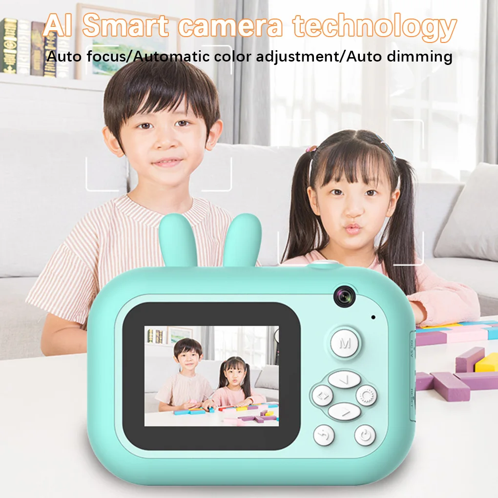 

Brand New Children Camera Instant Print Camera For Kids 1080P HD Camera With Thermal Photo Paper Toys Camera For Birthday Gifts