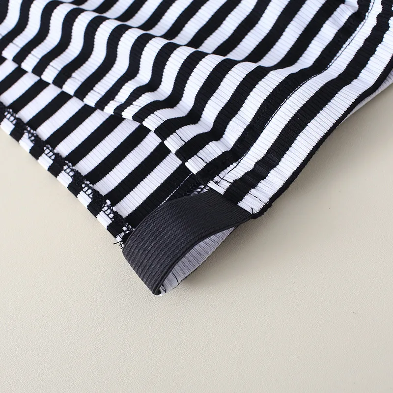 

2021 Autumn/Winter female False Collar High Collar Stripe Threaded Collar Shirt Chiffon Sweet Style Go with Sweater Collar