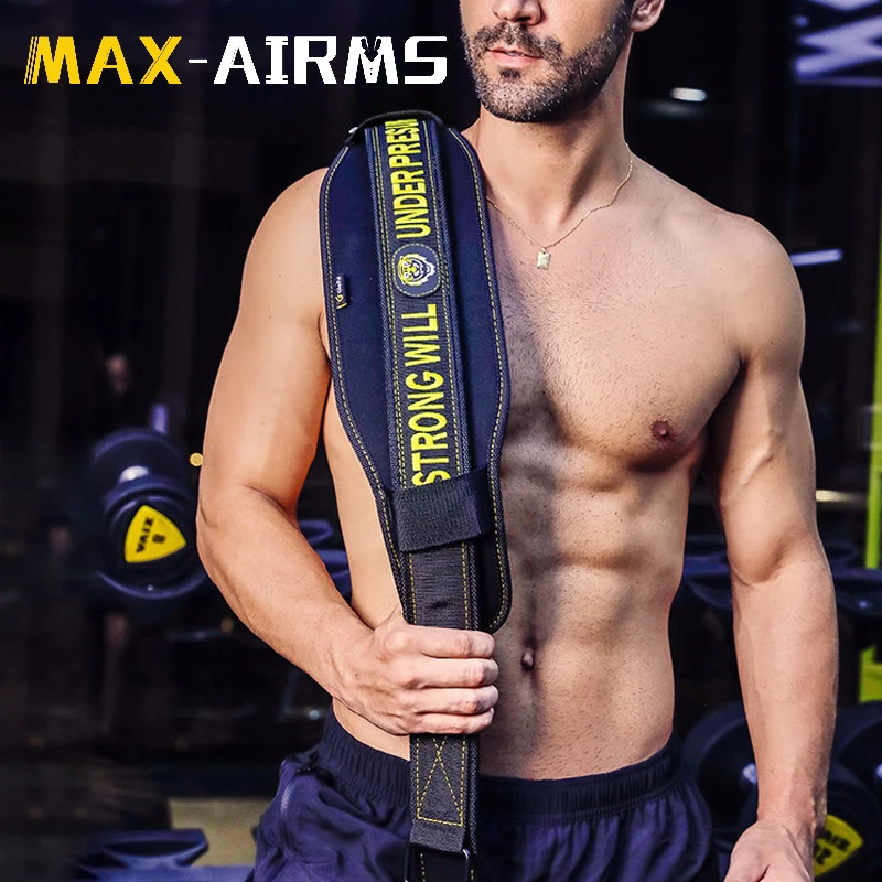 Maxairms фитнес-ремни для мужчин силовой пояс для сквата Тяжелая атлетика жесткий Тяговый спортивный женский бодибилдинг, тренировка пуш-ремень