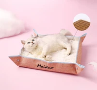summer cooling mat pet large size ice silk cool bed pet cat breathable blanket cushion puppy kitten indoor sofa floor mat