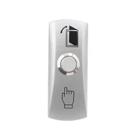 sandiy doorbell switch stainless steel access control surface mount eu russia standard door bell panel push button wall switch
