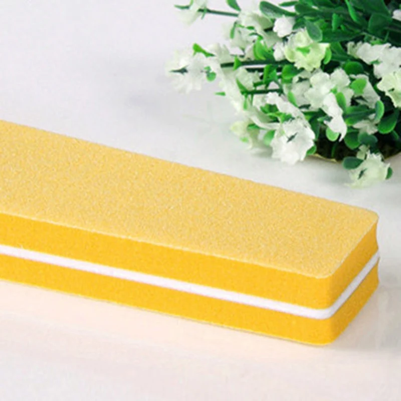 

Color Random Nail Art Tools Sponge Nail Tips Buffers Sandpapers Half Moon Block Buffing Nail Files 1PC